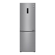 Visning forfra af 1.86M 341L Kølefryseskab(Shiny Steel) - Energiklasse E, Door Cooling™ og Smart Diagnosis™ med Wi-Fi GBB71PZDZN