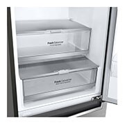 LG 1.86M 341L Kølefryseskab(Shiny Steel) - Energiklasse E, Door Cooling™ og Smart Diagnosis™ med Wi-Fi, GBB71PZDZN