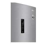 LG 1.86M 341L Kølefryseskab(Shiny Steel) - Energiklasse E, Door Cooling™ og Smart Diagnosis™ med Wi-Fi, GBB71PZDZN