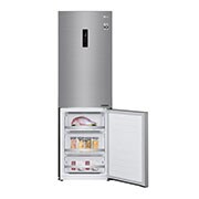 LG 1.86M 341L Kølefryseskab(Shiny Steel) - Energiklasse E, Door Cooling™ og Smart Diagnosis™ med Wi-Fi, GBB71PZDZN