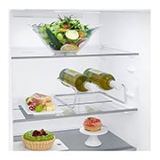 LG 1.86M 341L Kølefryseskab(Shiny Steel) - Energiklasse D, Door Cooling™, GBB71PZEFN