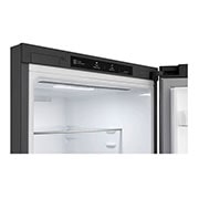 LG 1.86M 341L Kølefryseskab(Shiny Steel) - Energiklasse D, Door Cooling™, GBB71PZEFN