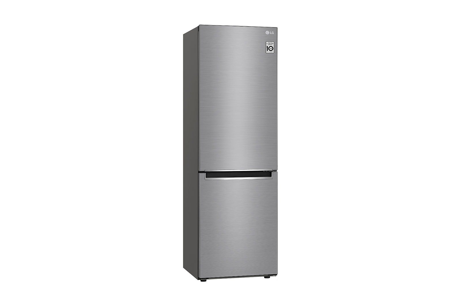 LG 1.86M 341L Kølefryseskab(Shiny Steel) - Energiklasse D, Door Cooling™, GBB71PZEFN