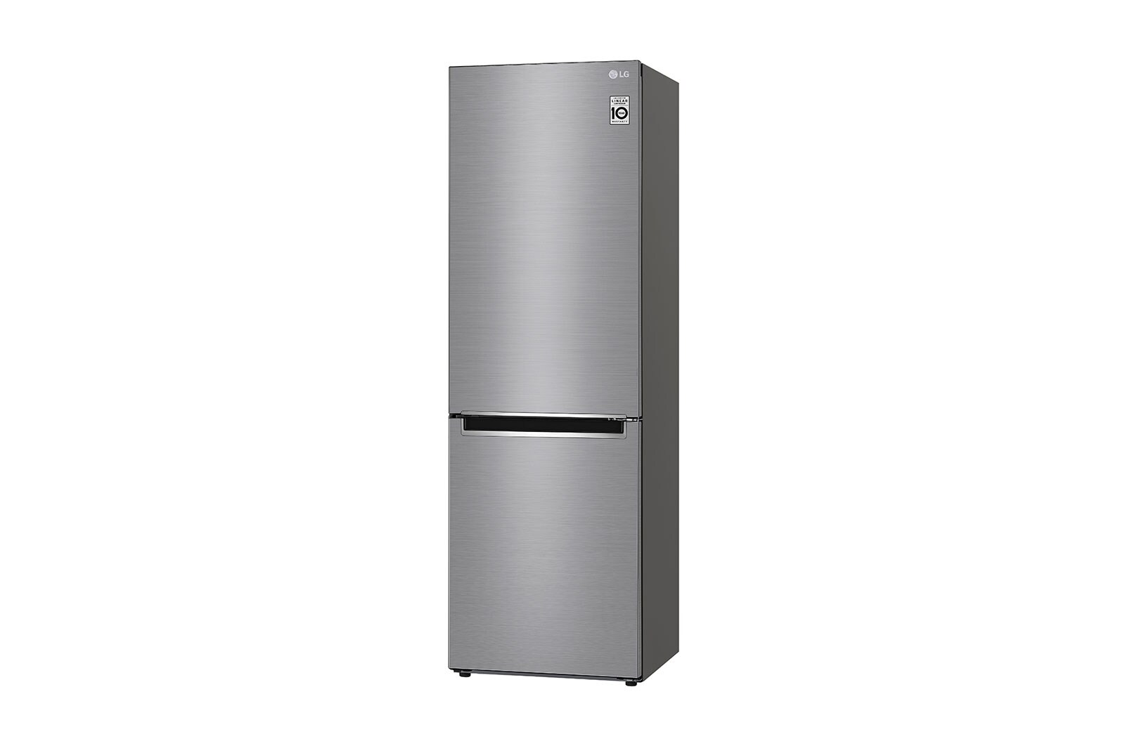LG 1.86M 341L Kølefryseskab(Shiny Steel) - Energiklasse D, Door Cooling™, GBB71PZEFN