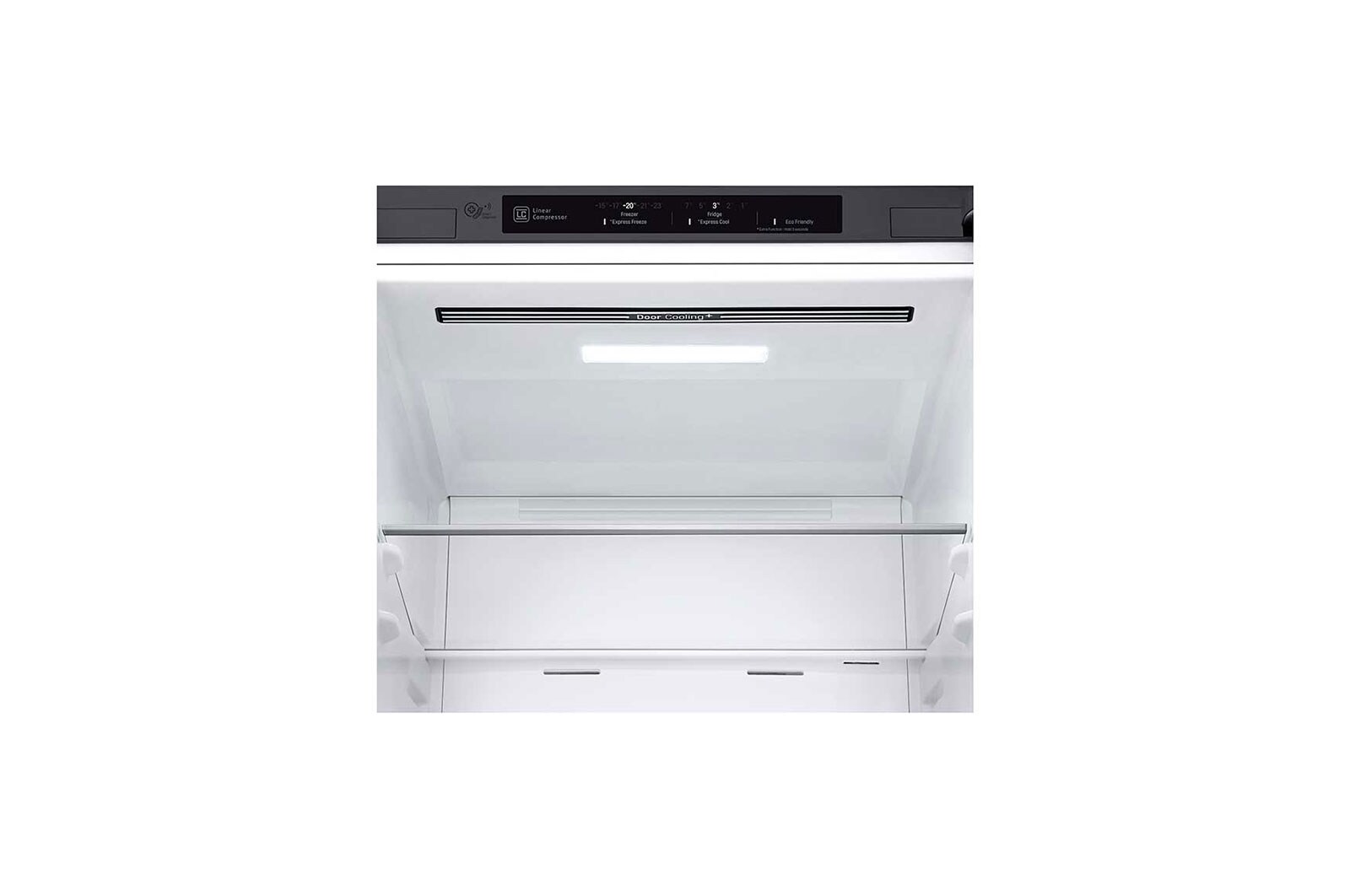 LG 1.86M 341L Kølefryseskab(Shiny Steel) - Energiklasse E, Door Cooling™, GBB71PZEMN