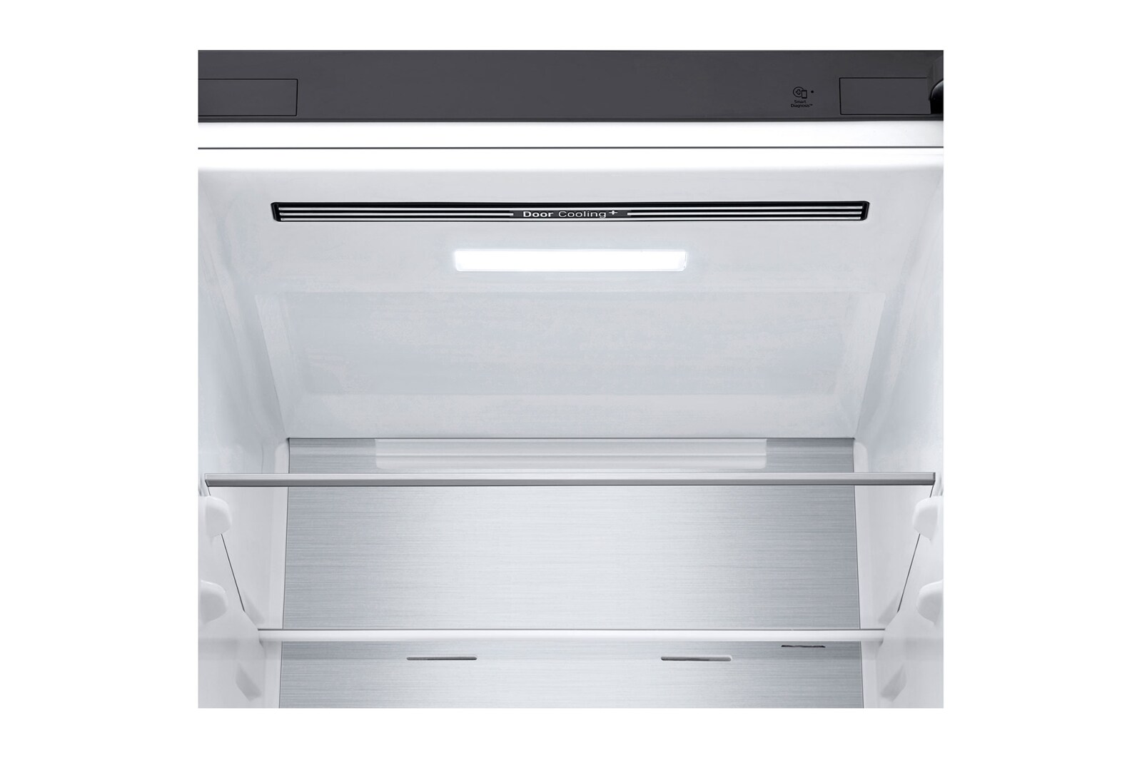 LG 1.86M 341L Kølefryseskab(Shiny Steel) - Energiklasse D, Door Cooling™ og Smart Diagnosis™ med Wi-Fi, GBB71PZUGN
