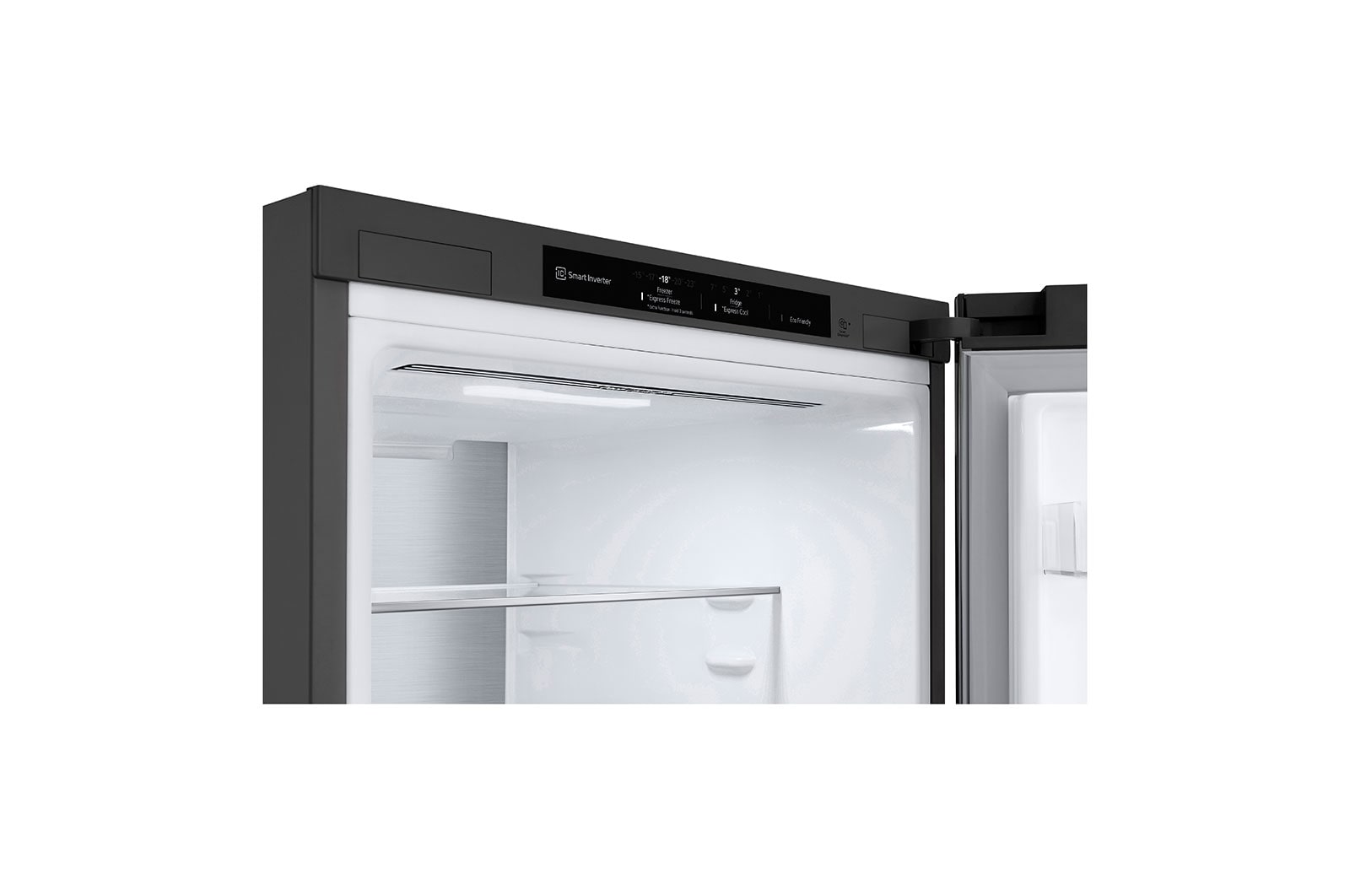 LG 1.86M 341L Kølefryseskab(Shiny Steel) - Energiklasse D, DoorCooling™ og Smart Diagnosis™, GBB71PZVGN