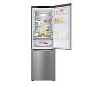 LG 1.86M 341L Kølefryseskab(Shiny Steel) - Energiklasse D, DoorCooling™ og Smart Diagnosis™, GBB71PZVGN