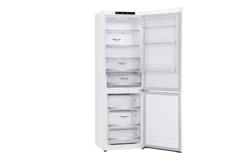 LG 1.86M 341L Kølefryseskab(Hvid) - Energiklasse D, Door Cooling™, GBB71SWEFN