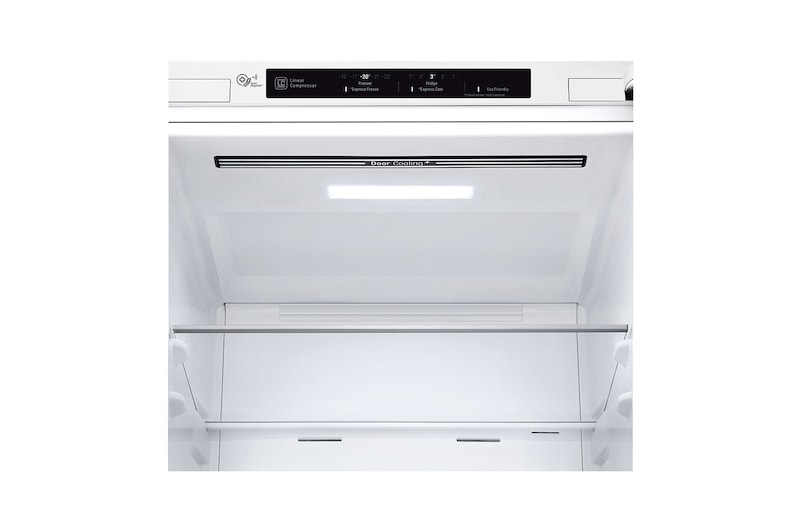 LG 1.86M 341L Kølefryseskab(Hvid) - Energiklasse D, Door Cooling™, GBB71SWEFN