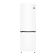Visning forfra af 1.86M 341L Kølefryseskab(Hvid) - Energiklasse D, Door Cooling™ GBB71SWEGN