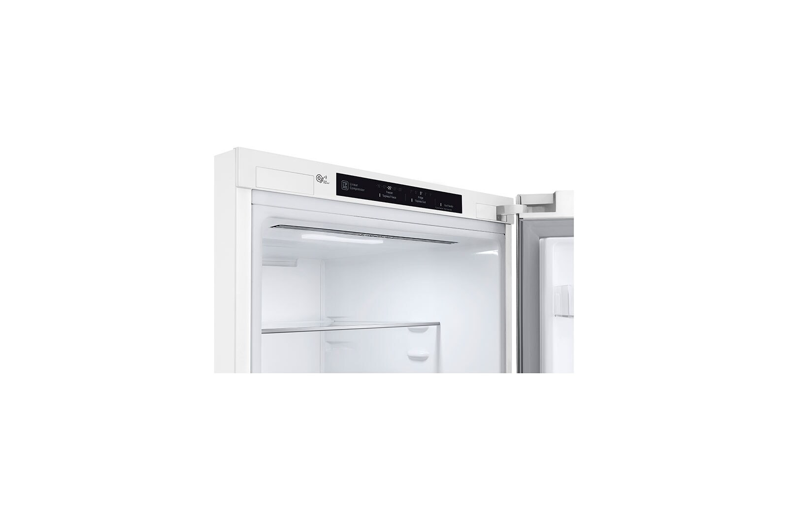LG 1.86M 341L Kølefryseskab(Hvid) - Energiklasse E, Door Cooling™, GBB71SWEMN