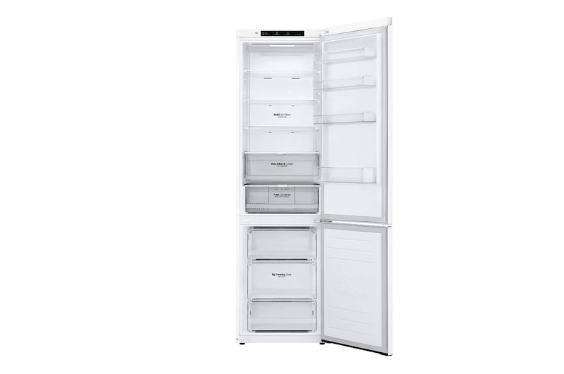 LG 1.86M 341L Kølefryseskab(Hvid) - Energiklasse E, Door Cooling™, GBB71SWEZN