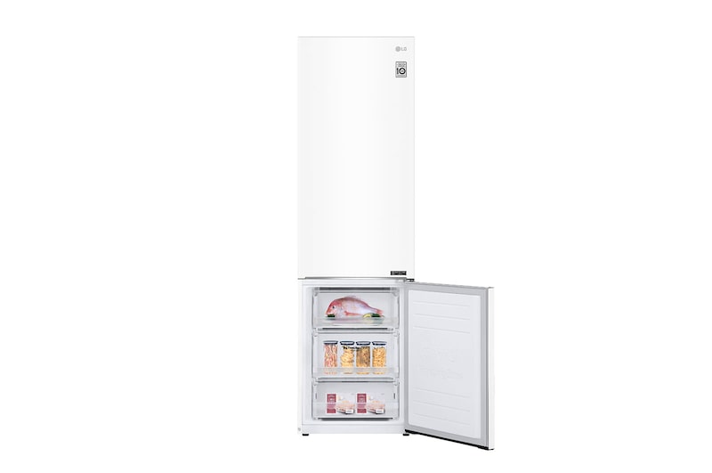 LG 1.86M 341L Kølefryseskab(Hvid) - Energiklasse E, Door Cooling™, GBB71SWEZN