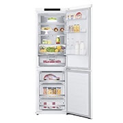LG 1.86M 341L Kølefryseskab(Hvid) - Energiklasse D, DoorCooling™ og Smart Diagnosis™, GBB71SWVGN