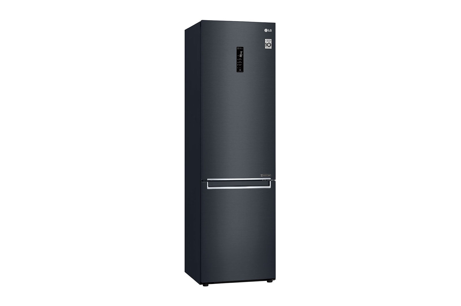 LG 2.03M 384L Kølefryseskab(Matte Black) - Energiklasse E, Door Cooling™ og Smart Diagnosis™ med Wi-Fi, GBB72MCDMN