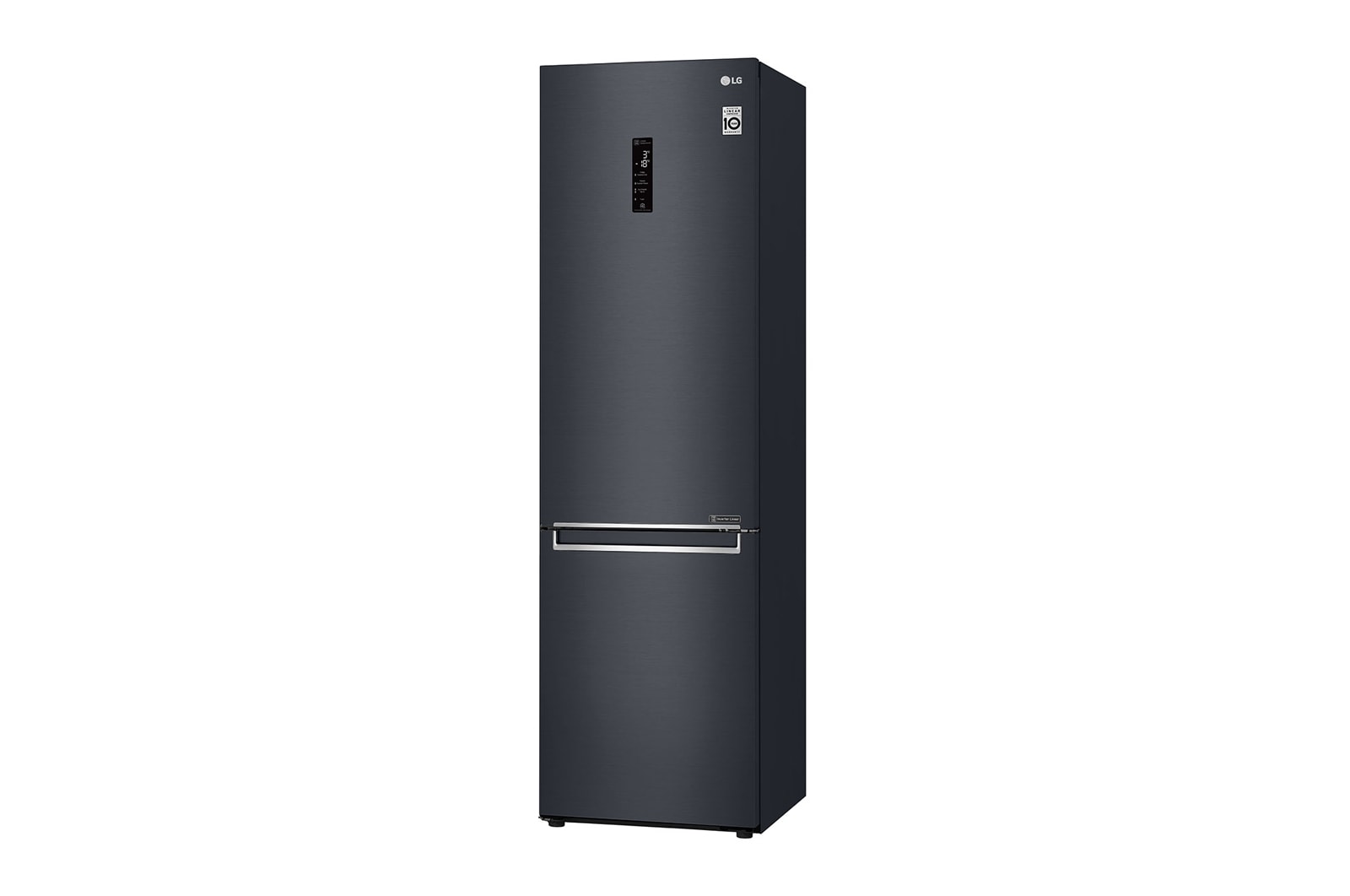 LG 2.03M 384L Kølefryseskab(Matte Black) - Energiklasse E, Door Cooling™ og Smart Diagnosis™ med Wi-Fi, GBB72MCDMN