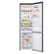 LG 2.03M 384L Kølefryseskab(Matte Black) - Energiklasse E, Door Cooling™ og Smart Diagnosis™ med Wi-Fi, GBB72MCDMN