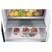 LG 2.03M 384L Kølefryseskab(Matte Black) - Energiklasse E, Door Cooling™ og Smart Diagnosis™ med Wi-Fi, GBB72MCDMN