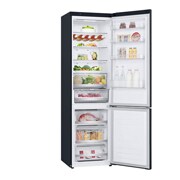 LG 2.03M 384L Kølefryseskab(Matte Black) - Energiklasse E, Door Cooling™ og Smart Diagnosis™ med Wi-Fi, GBB72MCDMN