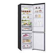 LG 2.03M 384L Kølefryseskab(Matte Black) - Energiklasse D, Door Cooling™, GBB72MCEGN