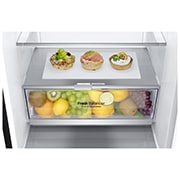 LG 2.03M 384L Kølefryseskab(Matte Black) - Energiklasse D, Door Cooling™, GBB72MCEGN