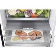 LG 2.03M 384L Kølefryseskab(Matte Black) - Energiklasse D, Door Cooling™, GBB72MCEGN