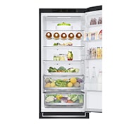 LG 2.03M 384L Kølefryseskab(Matte Black) - Energiklasse D, Door Cooling™, GBB72MCEGN