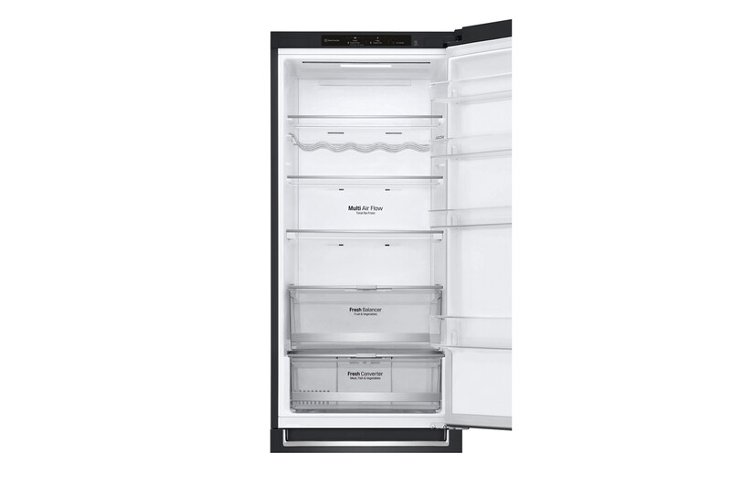 2.03M 384L Kølefryseskab(Matte Black) - Energiklasse D, Door Cooling™