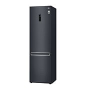 LG 2.03M 384L Kølefryseskab(Matte Black) - Energiklasse D, Door Cooling™ og Smart Diagnosis™ med Wi-Fi, GBB72MCUFN