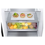 LG 2.03M 384L Kølefryseskab(Matte Black) - Energiklasse D, Door Cooling™ og Smart Diagnosis™ med Wi-Fi, GBB72MCUFN