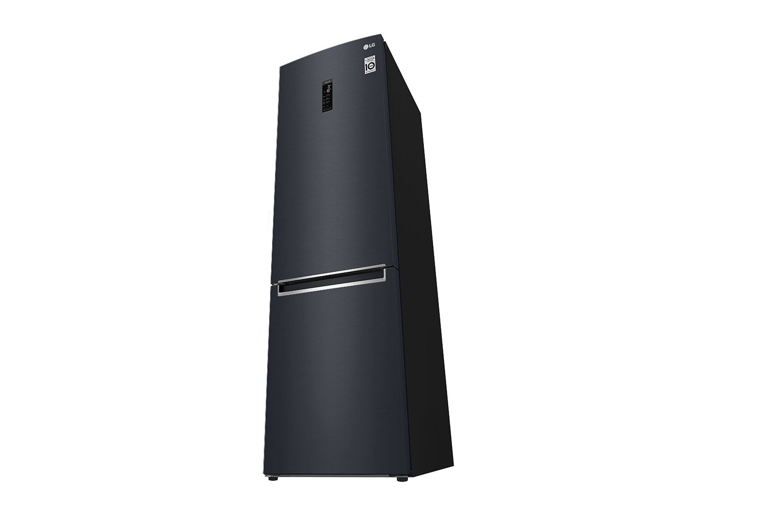 LG 2.03M 384L Kølefryseskab(Matte Black) - Energiklasse D, Door Cooling™ og Smart Diagnosis™ med Wi-Fi, GBB72MCUFN
