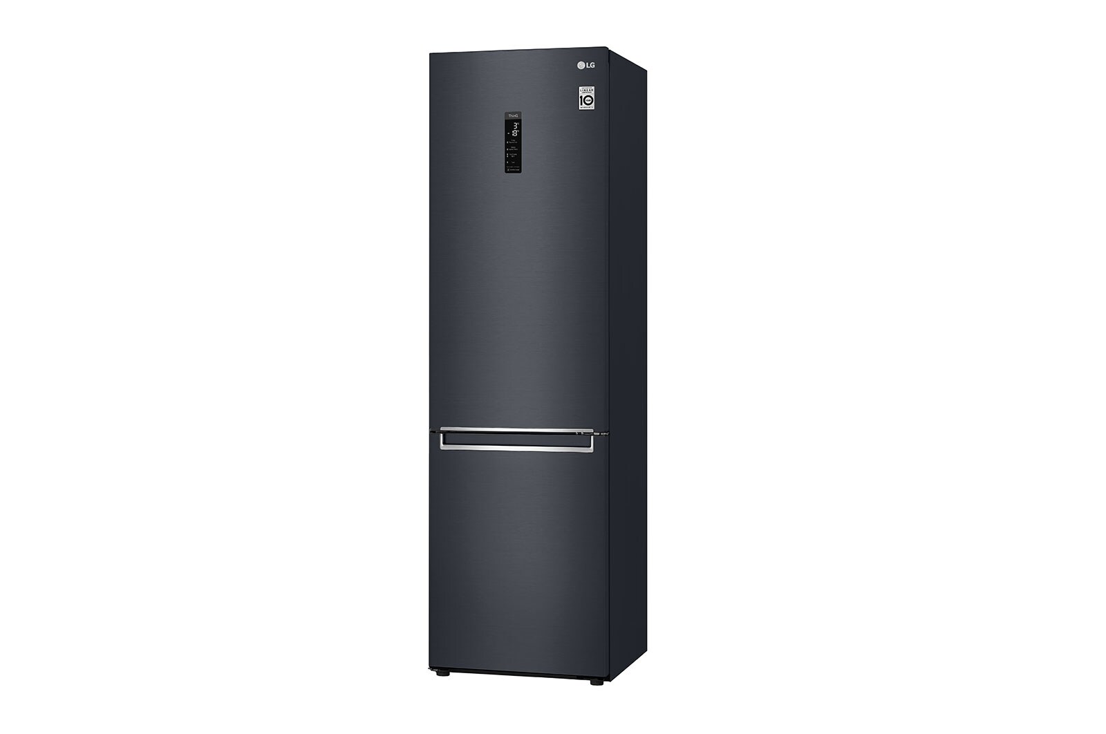 LG 2.03M 384L Kølefryseskab(Matte Black) - Energiklasse D, Door Cooling™ og Smart Diagnosis™ med Wi-Fi, GBB72MCUFN