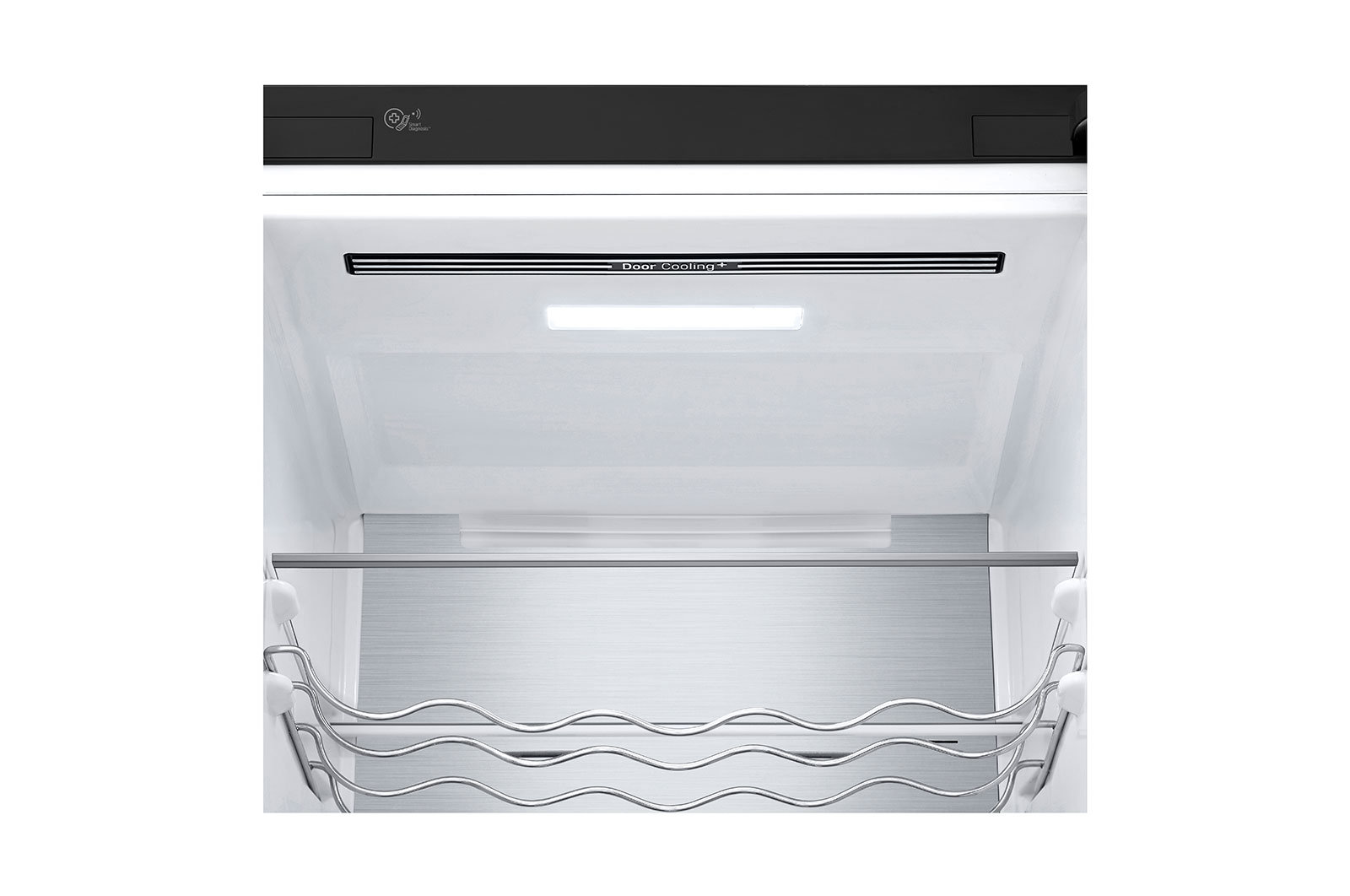 LG 2.03M 384L Kølefryseskab(Matte Black) - Energiklasse D, Door Cooling™ og Smart Diagnosis™ med Wi-Fi, GBB72MCUFN