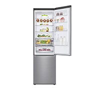 LG 2.03M 384L Kølefryseskab(Shiny Steel) - Energiklasse D, Door Cooling™ og Smart Diagnosis™ med Wi-Fi, GBB72PZDFN