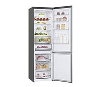 LG 2.03M 384L Kølefryseskab(Shiny Steel) - Energiklasse D, Door Cooling™ og Smart Diagnosis™ med Wi-Fi, GBB72PZDFN