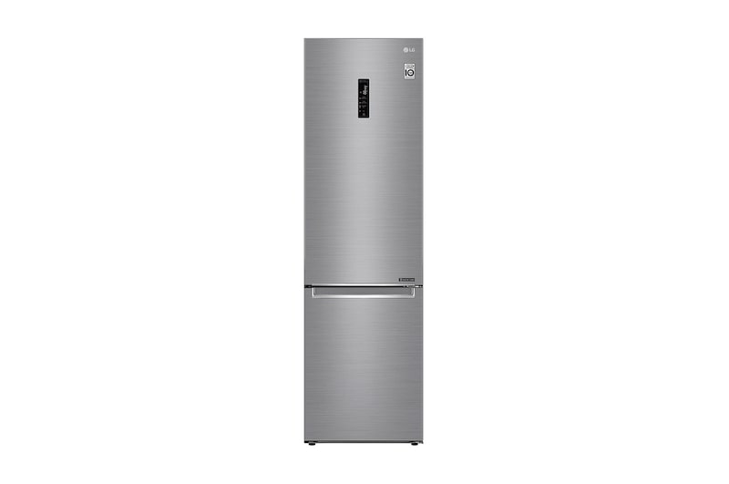 LG 2.03M 384L Kølefryseskab(Shiny Steel) - Energiklasse D, Door Cooling™ og Smart Diagnosis™ med Wi-Fi, GBB72PZDFN