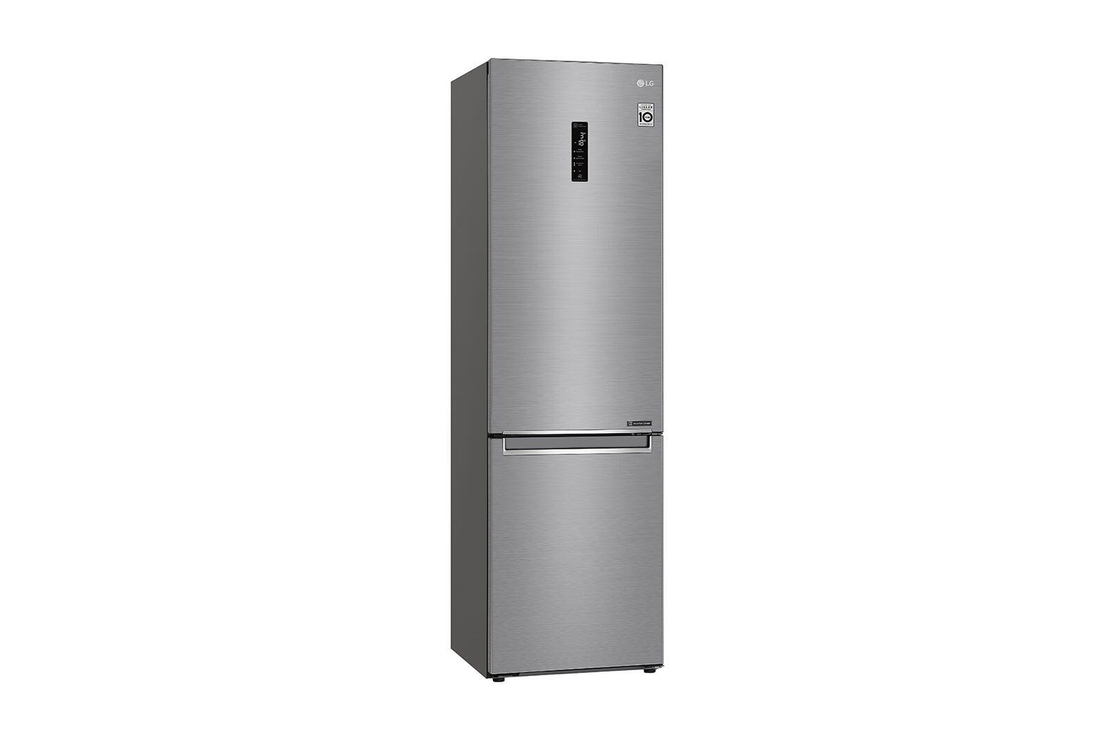 LG 2.03M 384L Kølefryseskab(Shiny Steel) - Energiklasse D, Door Cooling™ og Smart Diagnosis™ med Wi-Fi, GBB72PZDFN