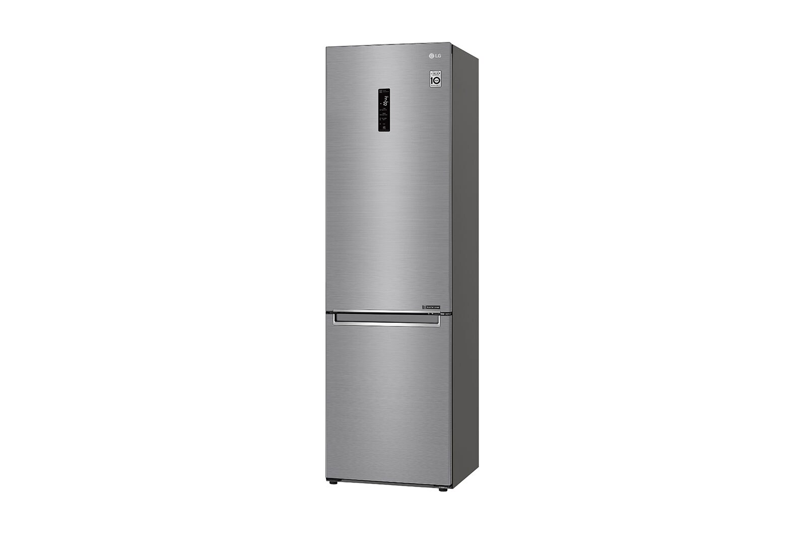 LG 2.03M 384L Kølefryseskab(Shiny Steel) - Energiklasse D, Door Cooling™ og Smart Diagnosis™ med Wi-Fi, GBB72PZDFN