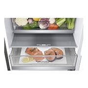 LG 2.03M 384L Kølefryseskab(Shiny Steel) - Energiklasse E, Door Cooling™ og Smart Diagnosis™ med Wi-Fi, GBB72PZDMN