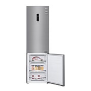 LG 2.03M 384L Kølefryseskab(Shiny Steel) - Energiklasse E, Door Cooling™ og Smart Diagnosis™ med Wi-Fi, GBB72PZDMN