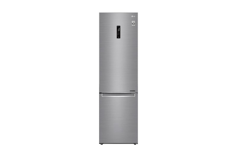 LG 2.03M 384L Kølefryseskab(Shiny Steel) - Energiklasse E, Door Cooling™ og Smart Diagnosis™ med Wi-Fi, GBB72PZDZN