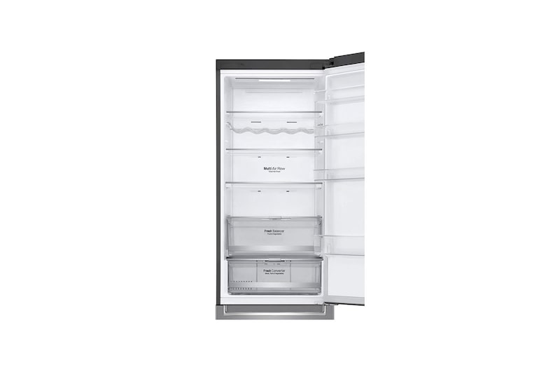 LG 2.03M 384L Kølefryseskab(Shiny Steel) - Energiklasse E, Door Cooling™ og Smart Diagnosis™ med Wi-Fi, GBB72PZDZN
