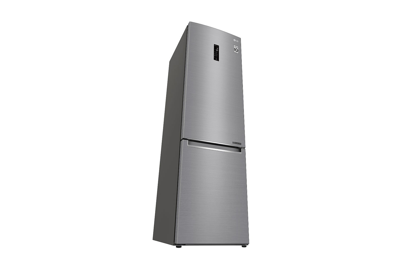 LG 2.03M 384L Kølefryseskab(Shiny Steel) - Energiklasse E, Door Cooling™ og Smart Diagnosis™ med Wi-Fi, GBB72PZDMN