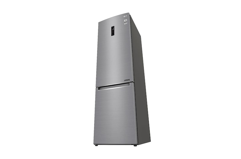 LG 2.03M 384L Kølefryseskab(Shiny Steel) - Energiklasse E, Door Cooling™ og Smart Diagnosis™ med Wi-Fi, GBB72PZDZN