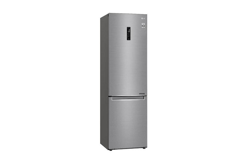 LG 2.03M 384L Kølefryseskab(Shiny Steel) - Energiklasse E, Door Cooling™ og Smart Diagnosis™ med Wi-Fi, GBB72PZDZN