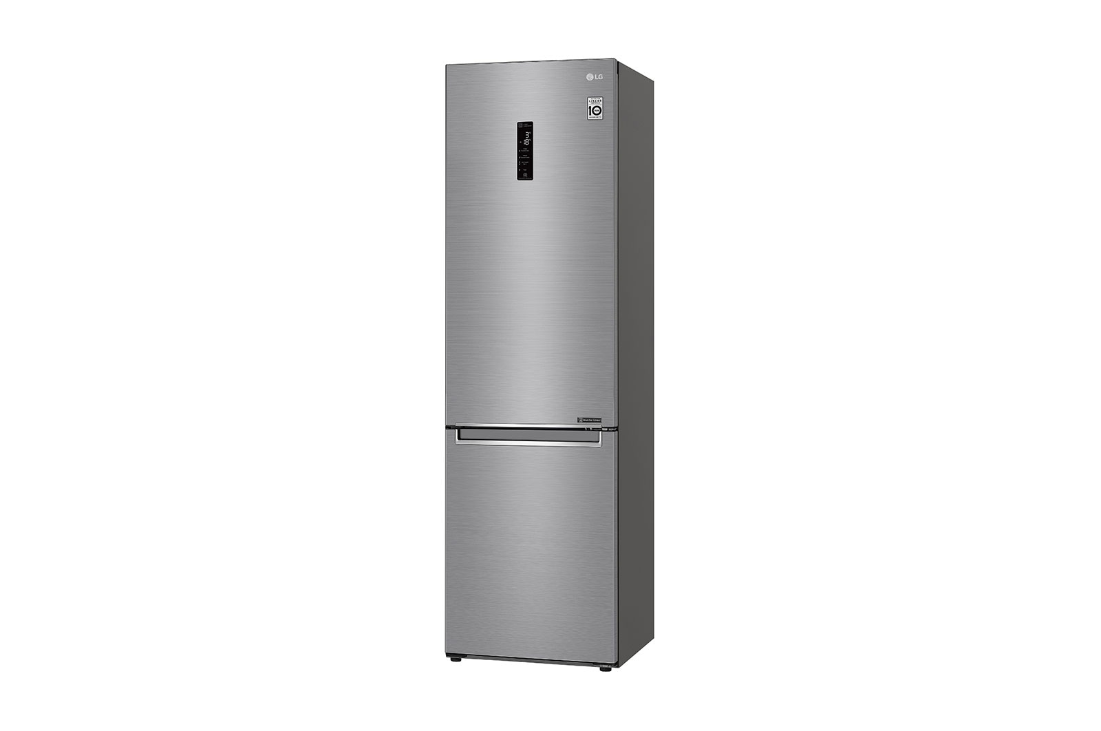 LG 2.03M 384L Kølefryseskab(Shiny Steel) - Energiklasse E, Door Cooling™ og Smart Diagnosis™ med Wi-Fi, GBB72PZDMN