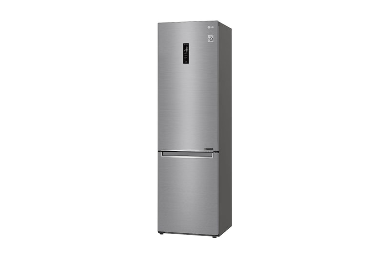 LG 2.03M 384L Kølefryseskab(Shiny Steel) - Energiklasse E, Door Cooling™ og Smart Diagnosis™ med Wi-Fi, GBB72PZDZN