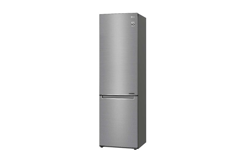 LG 2.03M 384L Kølefryseskab(Shiny Steel) - Energiklasse D, Door Cooling™ , GBB72PZEFN
