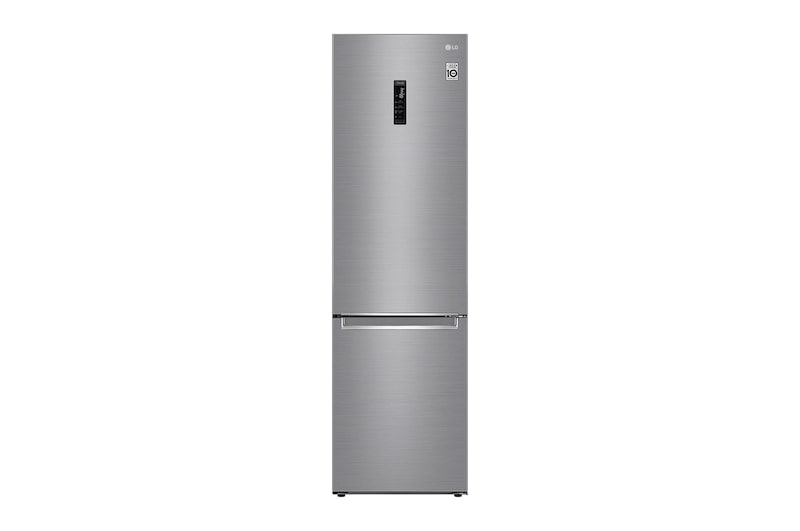 LG 2.03M 384L Kølefryseskab(Shiny Steel) - Energiklasse D, Door Cooling™ og Smart Diagnosis™ med Wi-Fi, GBB72PZUFN